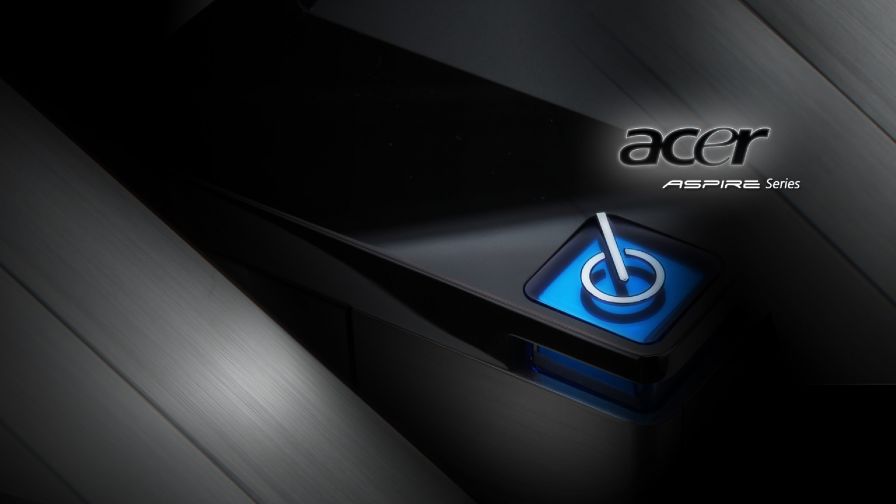 Black Acer power button wallpaper