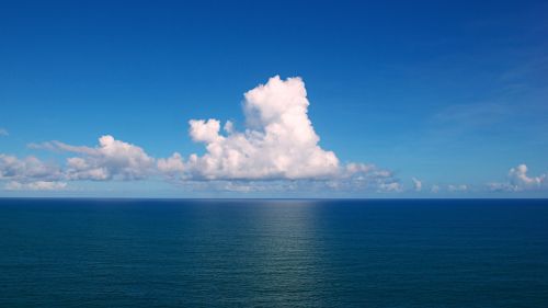 Clouds over Atlantic Ocean wallpaper
