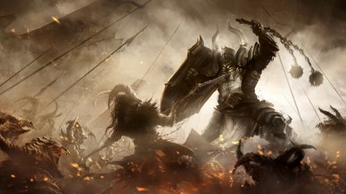 Diablo III artwork crusader