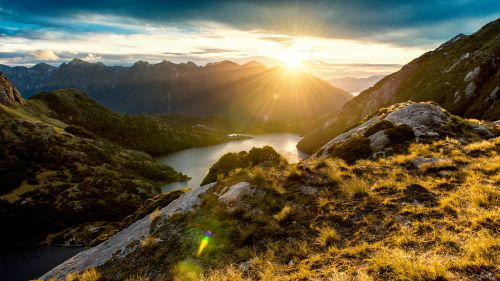 Fiordland Mountain Sunrise
