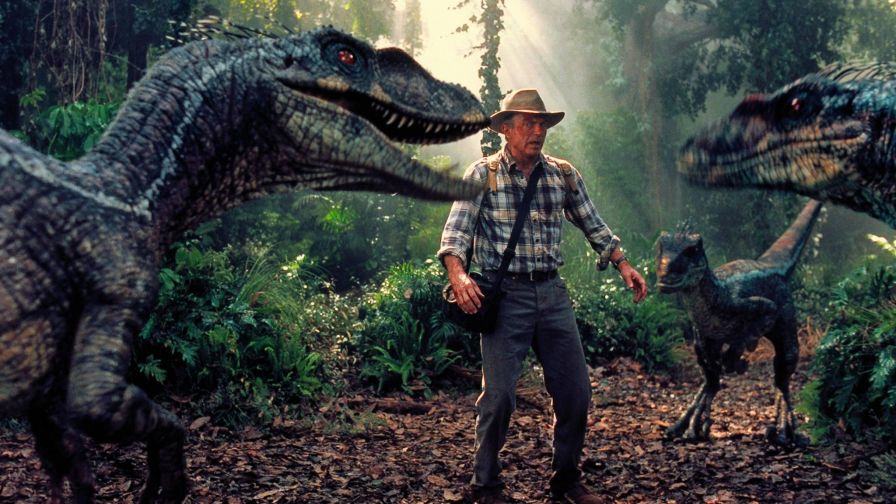 Scene from Jurassic Park wallpaper